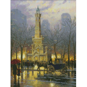 Набор для вышивки Candamar Designs 51653 Chicago.Winter at the Water Tower
