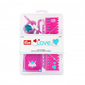 Базовый набор "Шитье" розовым цветом, Love Prym 651223