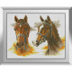 Набор алмазной живописи Dream Art Две лошади 31607D фото
