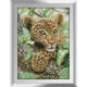Набір алмазного живопису Dream Art Дитинча леопарда 31614D фото