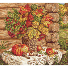 Осенний натюрморт Набор для вышивки крестом Panna N-1392