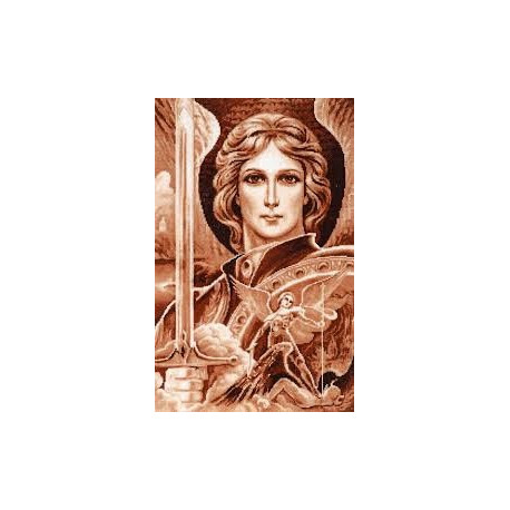 Набор для вышивки крестом Alisena 1172а Архангел Михаил фото
