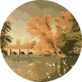 Autumn Reflections Набір для вишивання хрестиком Heritage
