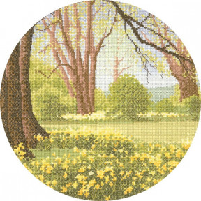 Daffodil Wood Набір для вишивання хрестиком Heritage Crafts