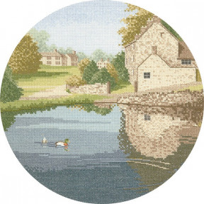 Duck Pond Набор для вышивания крестом Heritage Crafts H242