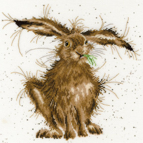 Набор для вышивания крестом Hare Brained "Заяц" Bothy Threads