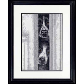 Peeking Pups Набор для вышивания Dimensions 70-35400 фото