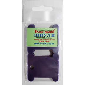 Шпули пластиковые для мулине (20шт), цвет-фиолетовый БП4 фото