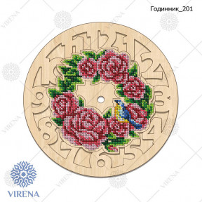 Набір для виготовлення дерев'яного годинника VIRENA ГОДИННИКИ_201