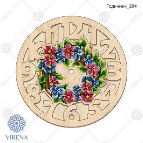 Набір для виготовлення дерев'яного годинника VIRENA ГОДИННИКИ_204