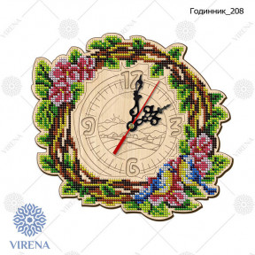 Набір для виготовлення дерев'яного годинника VIRENA ГОДИННИКИ_208