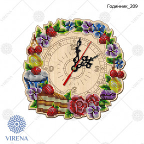 Набір для виготовлення дерев'яного годинника VIRENA ГОДИННИКИ_209