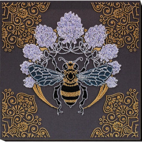 Пчела в клевере Набор для вышивки бисером Абрис Арт AB-831 фото