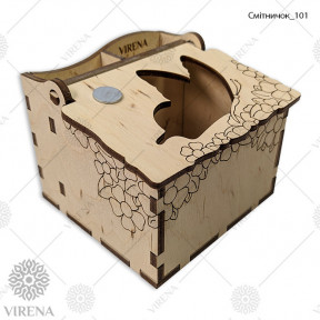 Набір дерев'яних заготовок для створення органайзера-сміття VIRENA Смітник_101