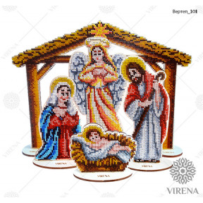 Набор для вышивки бисером по дереву Святое Семейство VIRENA