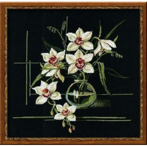 Набор для вышивки крестом Риолис 941 Белая Орхидея