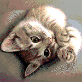 Крихітка кіт Набір для вишивання бісером ТМ ОЛЕКСАНДРА ТОКАРЕВА 31-0784-НК