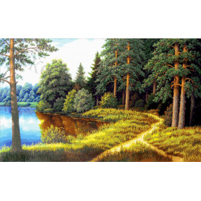 Хвойный лес Набор для вышивания бисером ТМ АЛЕКСАНДРА ТОКАРЕВА 43-3285-НХ