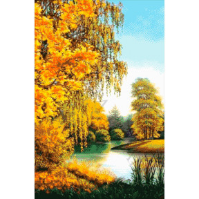 Осенним днем у реки Набор для вышивания бисером ТМ АЛЕКСАНДРА ТОКАРЕВА 43-3220-НО