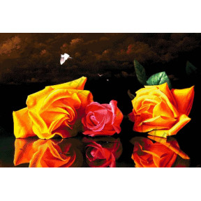 Натюрморт з трояндами Набір для вишивання бісером ТМ ОЛЕКСАНДРА ТОКАРЕВА 40-4510-НН