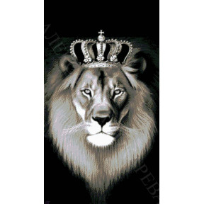 Король лев Набор для вышивания бисером ТМ АЛЕКСАНДРА ТОКАРЕВА 17-2405-НК