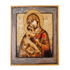 Володимирська ікона Божої Матері Набір для вишивання бісером ТМ ОЛЕКСАНДРА ТОКАРЕВА