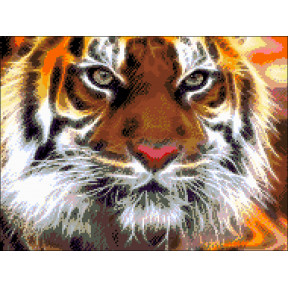 Амурський тигр Набір для вишивання бісером ТМ ОЛЕКСАНДРА ТОКАРЕВА 33-0910-НА