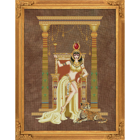 Cleopatra, Queen of the Nile Схема для вышивания крестом BELLA FILIPINA BF026