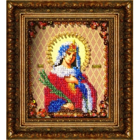 Святая великомученица Екатерина Набор для вышивания бисером Картины бисером Р-021