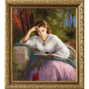 За читанням Портрет дружини художника набір для вишивання Золоте Руно МК-064