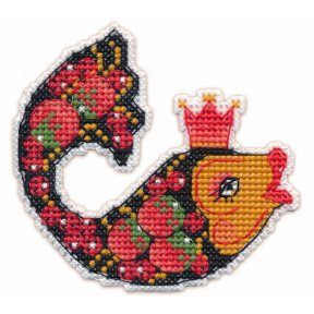 Магнит.Рыбка Набор для вышивки крестом Овен 1447