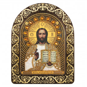 Образ Господа Вседержителя Набор для вышивки икон в рамке-киоте Нова Слобода СН5032
