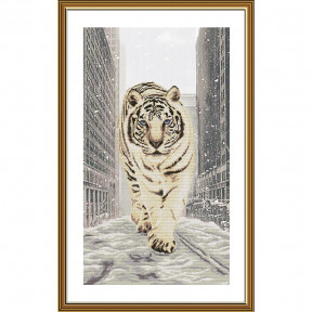 Снежный тигр Набор для вышивки крестом Нова Слобода СР6249