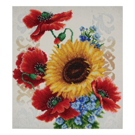 Полевые цветы Набор для вышивания бисером VDV ТН-0793 фото