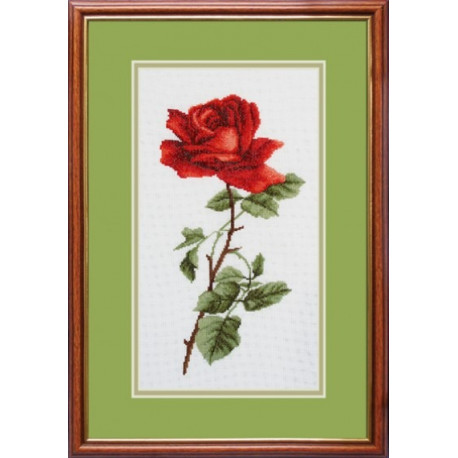 Набір для вишивки хрестиком Повітруля П6 008 Червона троянда