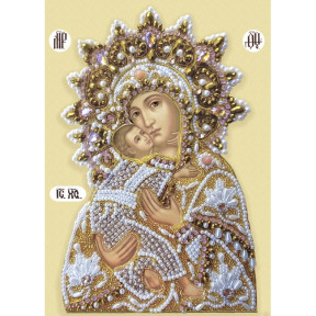 Икона Богородица Владимирская Набор для вышивания бисером Изящное Рукоделие БП-160
