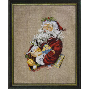 Санта Клаус Набір для вишивання хрестиком Permin 12-0205