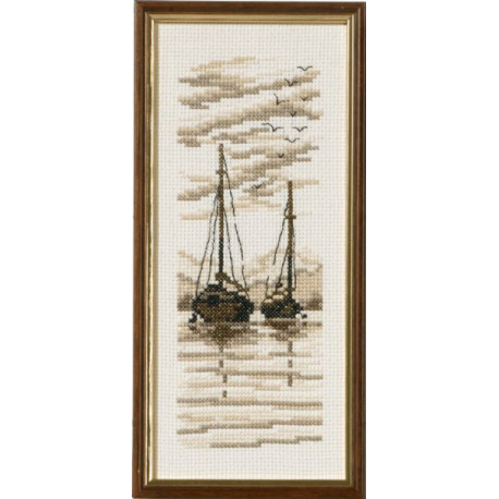Корабли Набор для вышивания крестом Permin 13-8141