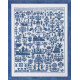 Sampler blue Набор для вышивания крестом Permin 39-9441