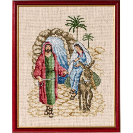 Иосиф и Мария Набор для вышивания крестом Permin 92-0226