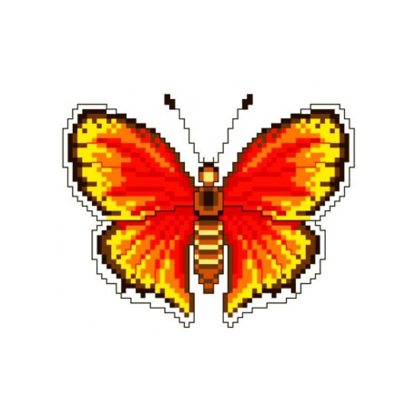 Бабочка Набор для вышивания крестом Світ можливостей 287СМД