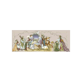 Рождество Христово Канва с нанесенным рисунком Світ можливостей 30.1100СМД