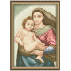 Мадонна з немовлям Канва з нанесеним малюнком для вишивання хрестом Світ можливостей 410СМД