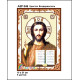 Христос Вседержитель Схема-икона для вышивания бисером ТМ КОЛЬОРОВА А5Р 046