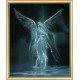 Набор для изготовления картины со стразами Чарівна Мить КС-037 Ночной ангел