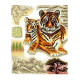 Тигри Канва з нанесеним малюнком для вишивання хрестиком Світ можливостей 829СМД