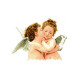 Поцілунок ангела Канва з нанесеним малюнком для вишивання хрестиком Світ можливостей 864СМД