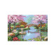 Японский сад Канва с нанесенным рисунком для вышивки крестом Світ можливостей 8162СМД