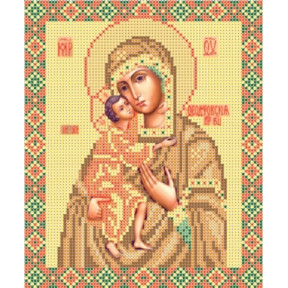 Рисунок на ткани Повитруля Б3 63 Божия Матерь Федоровская фото