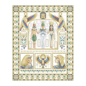 Єгипет Канва з нанесеним малюнком для вишивання хрестиком Світ